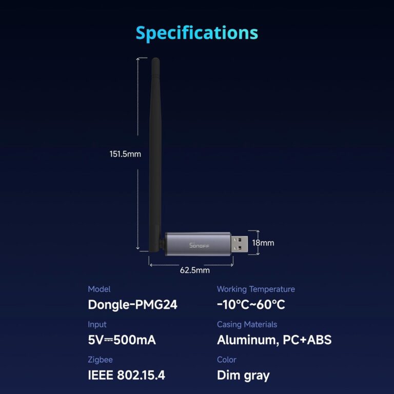 Zigbee 3.0 Dongle USB Plus MG24