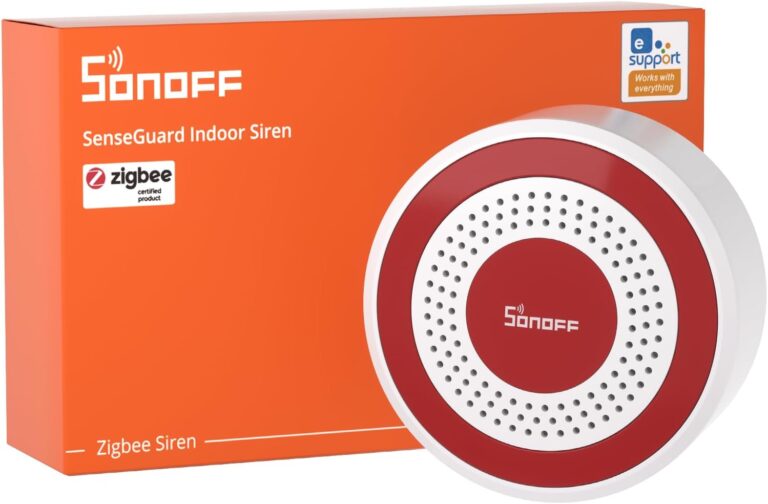 Sonoff – Sirène d&rsquo;alarme Zigbee (SNZB-09P)