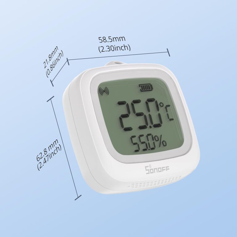Sonoff – Capteur température/humidité étanche IP65 (SNZB-02WD)